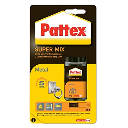 Pattex Colle Epoxy Super Mix Metal 5 min